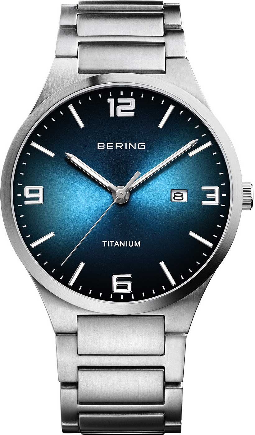 Bering Quarzuhr Bering Bering Titanium Collection Herrenuhr 15240-777
