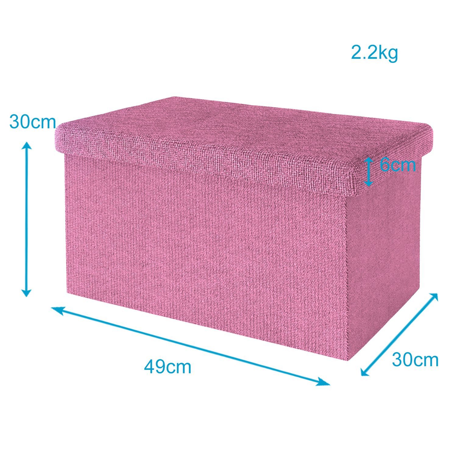 Intirilife Sitzhocker (Faltbare Sitzbank 49x30x30 cm günstig online kaufen
