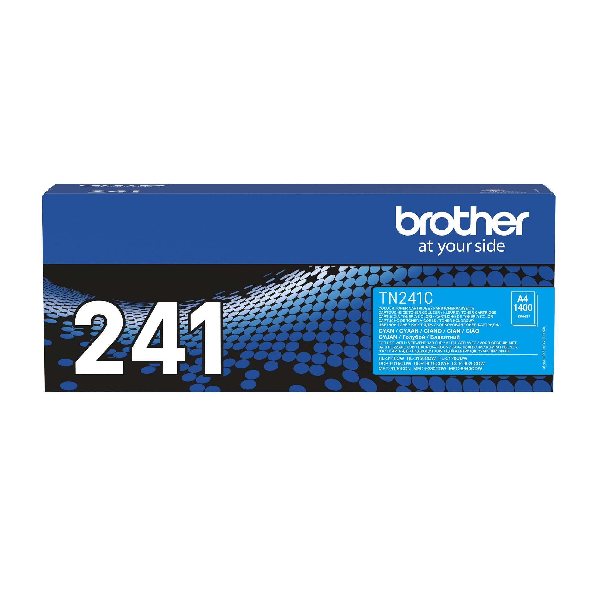 Brother Toner TN-241C Cyan (ca. 1400 Seiten) Tintenpatrone