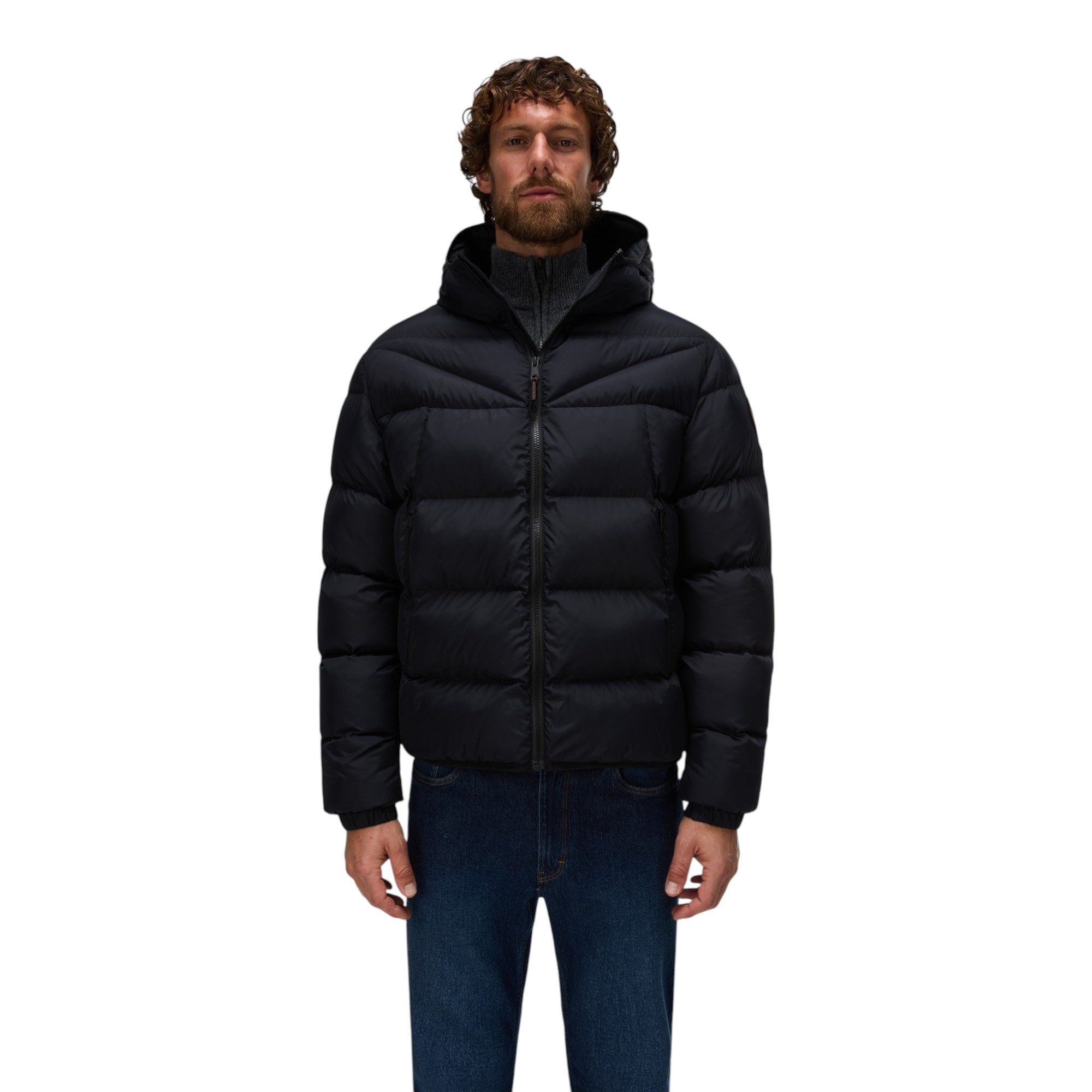 Napapijri Winterjacke Winter-Steppjacke Molveno mit Kapuze (Thermofibre™ Isolierung) schwarz