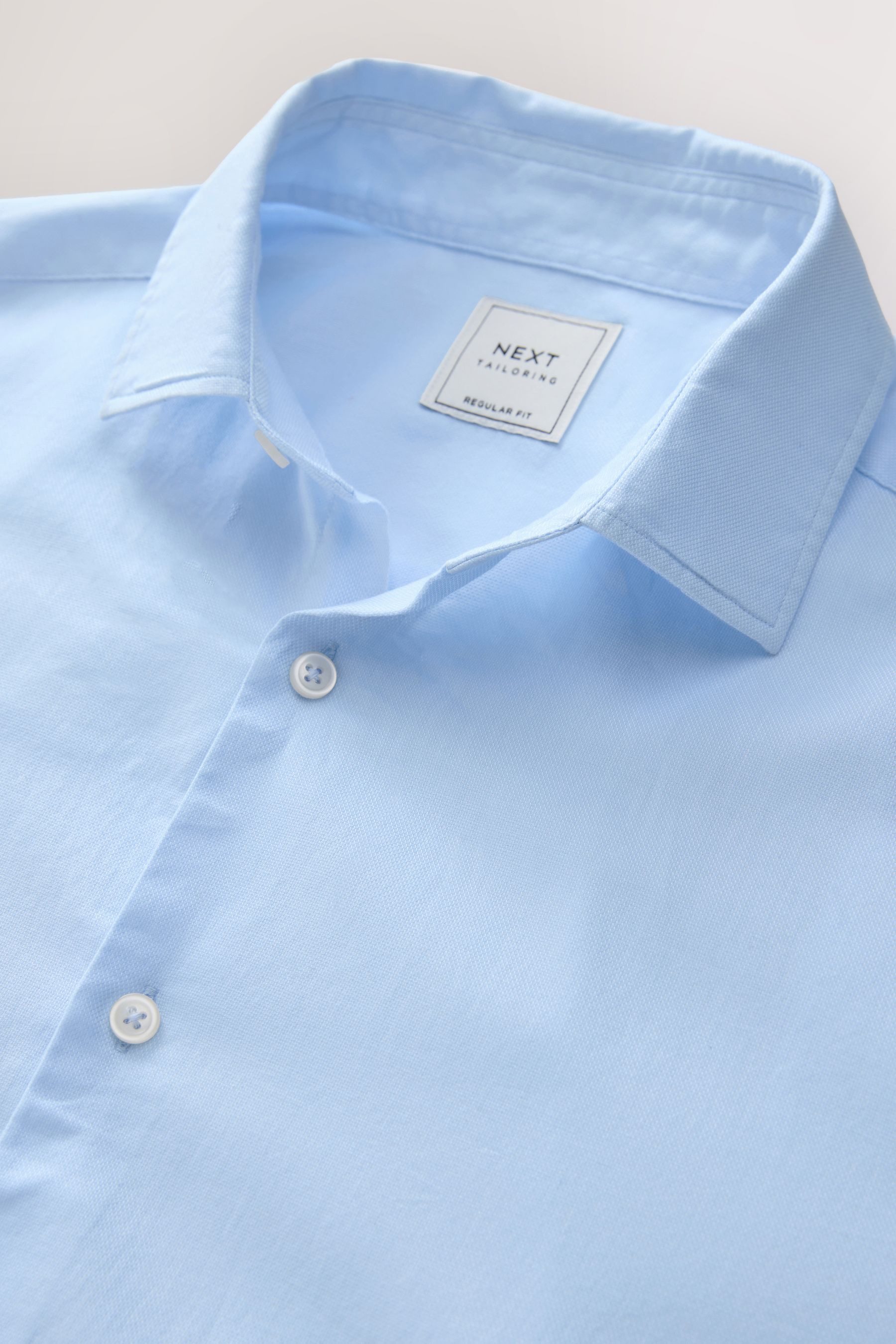Next Langarmhemd Gewaschenes elegantes Langarmhemd aus günstig online kaufen