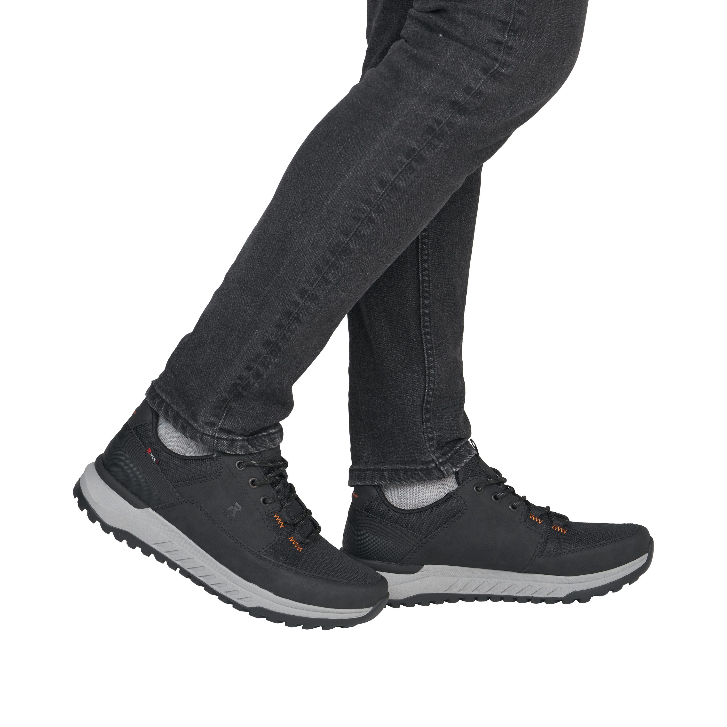 Rieker Sneaker Schnürschuh, Halbschuh, Outdoorschuh mit Profilsohle, TEX-Membrane