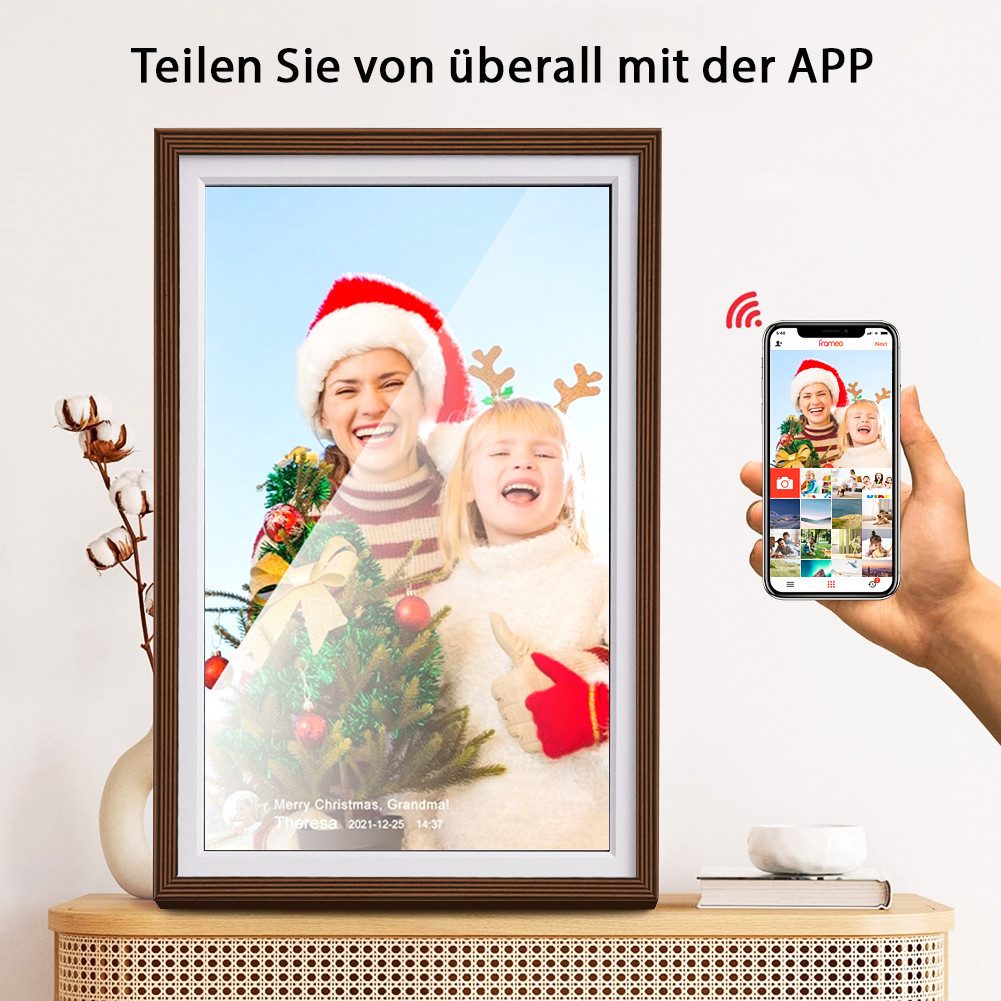 HT Elektronischer Fotorahmen 10,1 " Digitaler günstig online kaufen