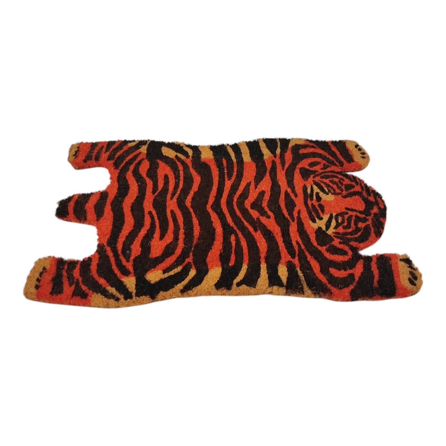 Out of the Blue Fußmatte Tigerfell - Wilde Tiere Fußmatte aus Kokosfaser günstig online kaufen