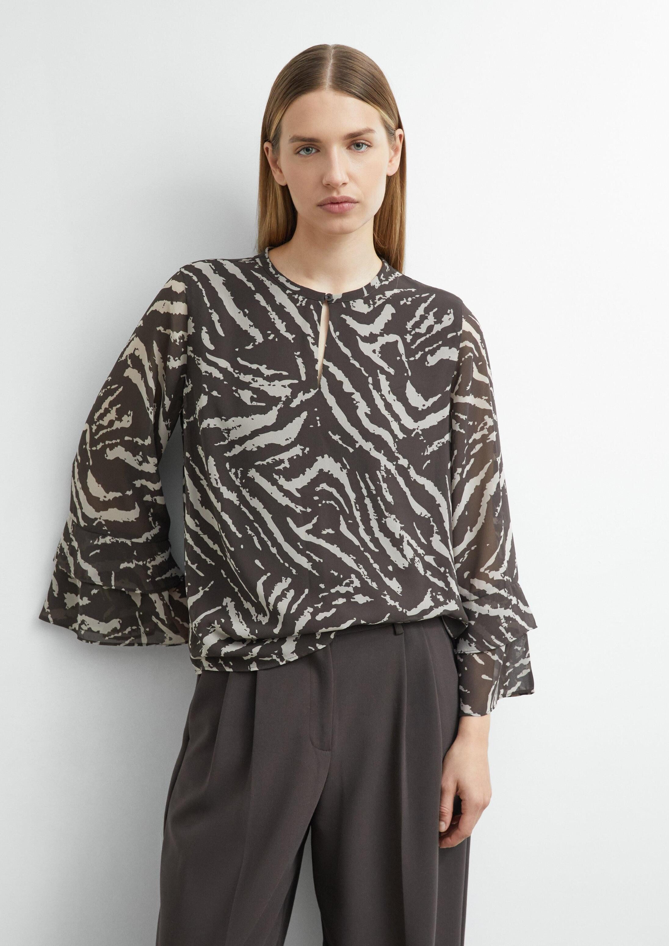 comma Langarmbluse Bluse Bluse