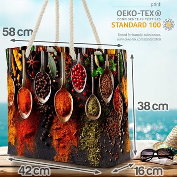 VOID Strandtasche (1-tlg), Gewürze Kochen Küche Gewürze Kochen Küche Pfeffer Hobby Aroma Deko Re