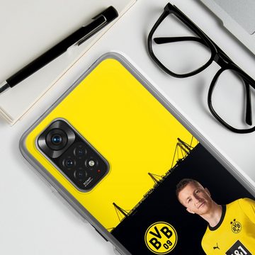 DeinDesign Handyhülle Borussia Dortmund Marco Reus BVB Marco Reus 23/24, Xiaomi Redmi Note 11 Silikon Hülle Bumper Case Handy Schutzhülle