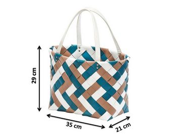 Kobolo Einkaufsshopper Shopper MADEIRA BIG aus PE mit PU Henkeln, 17 l