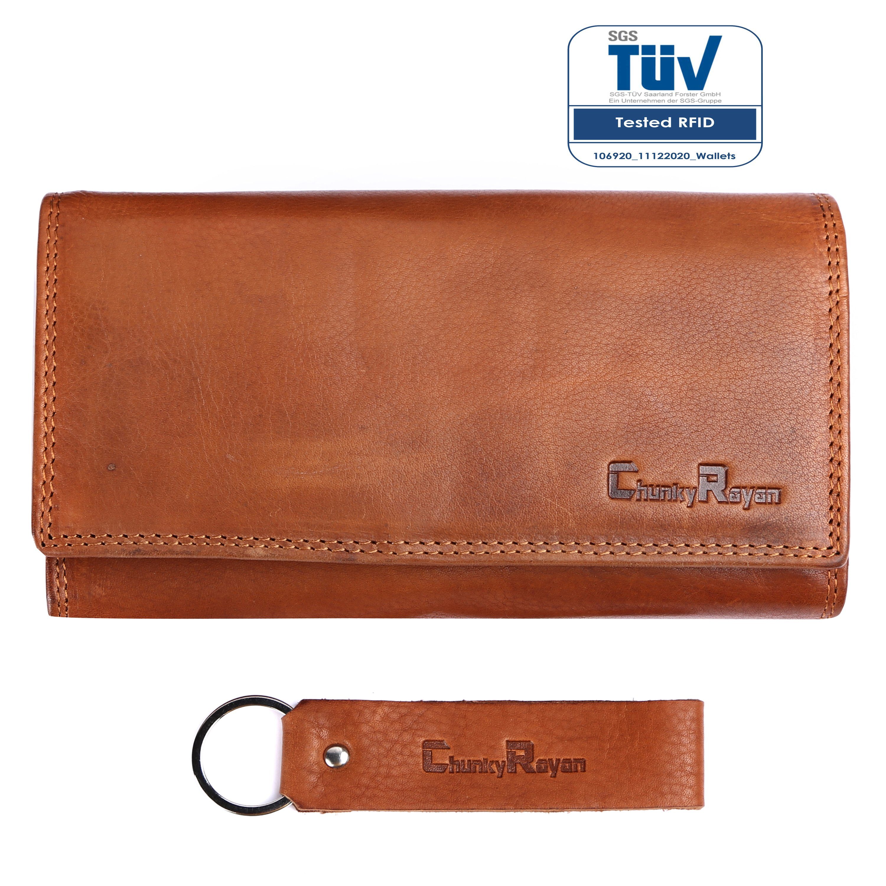 Chunkyrayan Geldbörse Chunkyrayan Damen Portemonnaie Echtleder günstig online kaufen