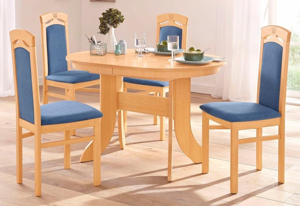 Home affaire Esszimmerstuhl Anthony (Set, 2 St), Holzstuhl mit dekorativen günstig online kaufen