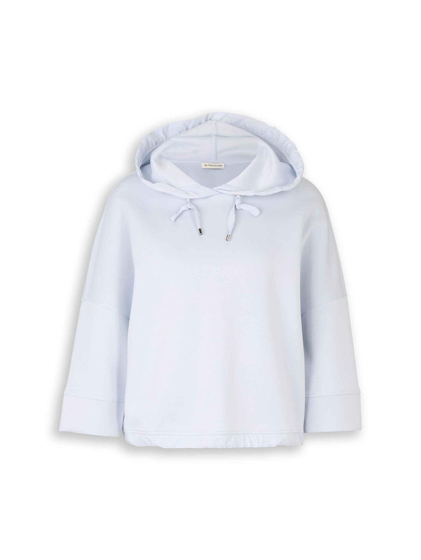 TOM TAILOR Sweatshirt Strick & Sweatshirts Hoodie Sweatshirt aus Scuba günstig online kaufen