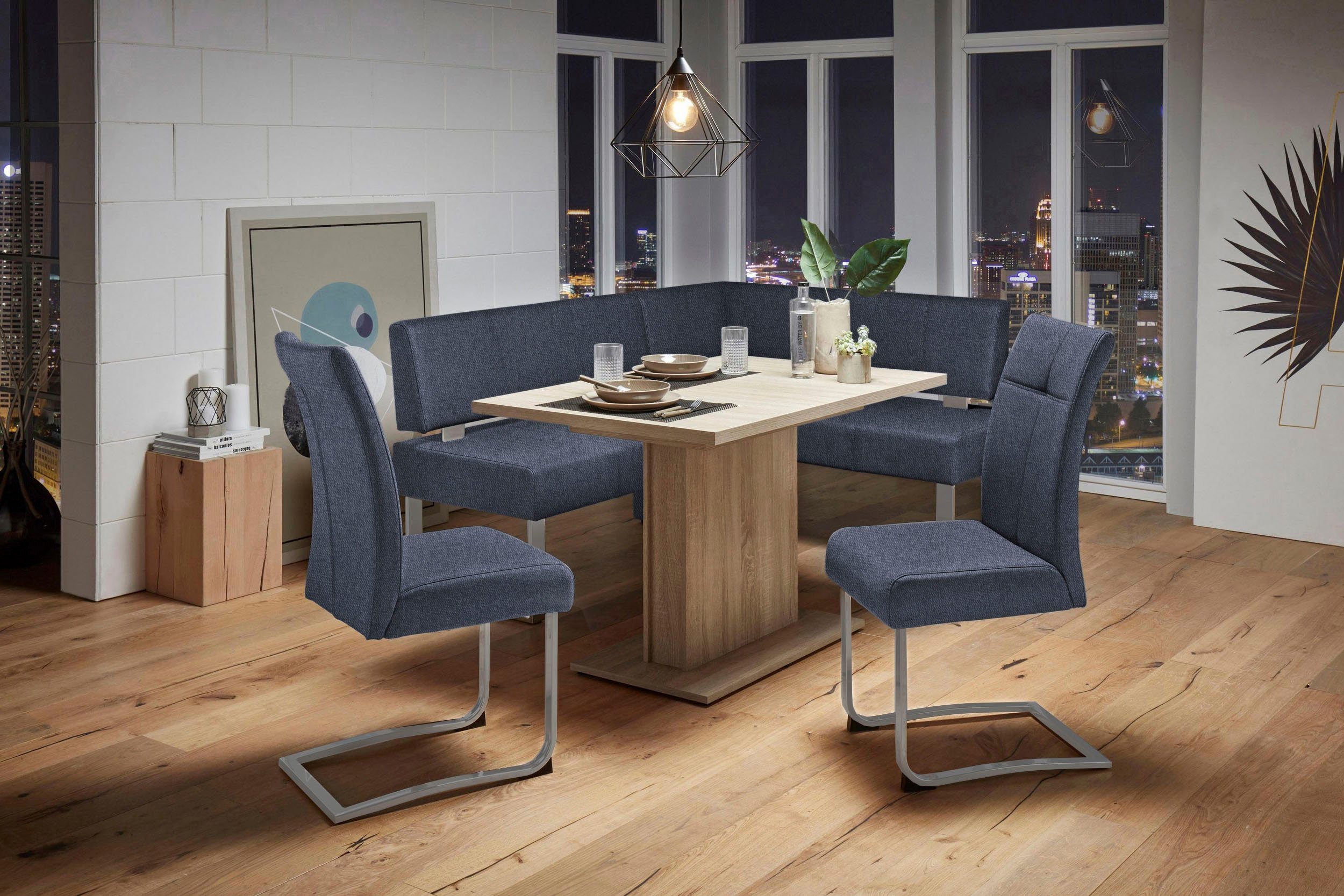 OTTO home Freischwinger Rab (Set, 2 St), Bezug in verschiedenen Qualitäten, maximale Belastbarkeit 120 kg