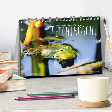 CALVENDO Wandkalender Teichfrösche (Tischkalender 2025 DIN A5 quer), CALVENDO Monatskalender