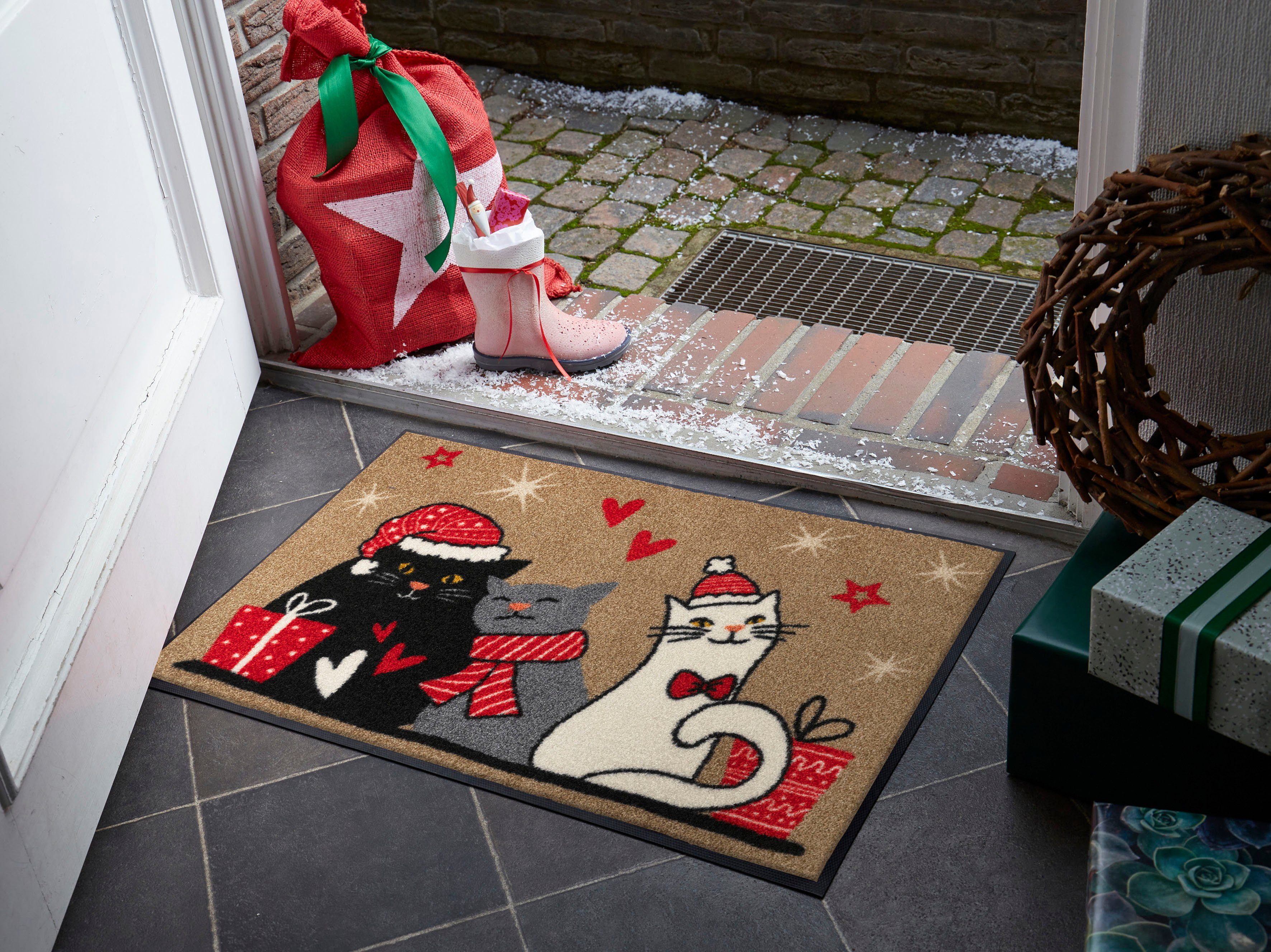 wash+dry by Kleen-Tex Fußmatte Cuddle Time, rechteckig, Höhe: 7 mm günstig online kaufen