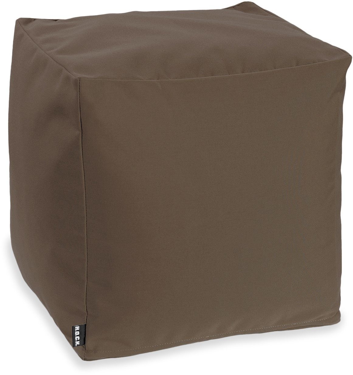 H.O.C.K. Sitzhocker H.O.C.K. Classic Uni Outdoor Bean Cube Pouf 40x40x40cm Farben, Hocker, Sitzhocker, Pouf Hocker, Barhocker - wetterfest, vielseitig
