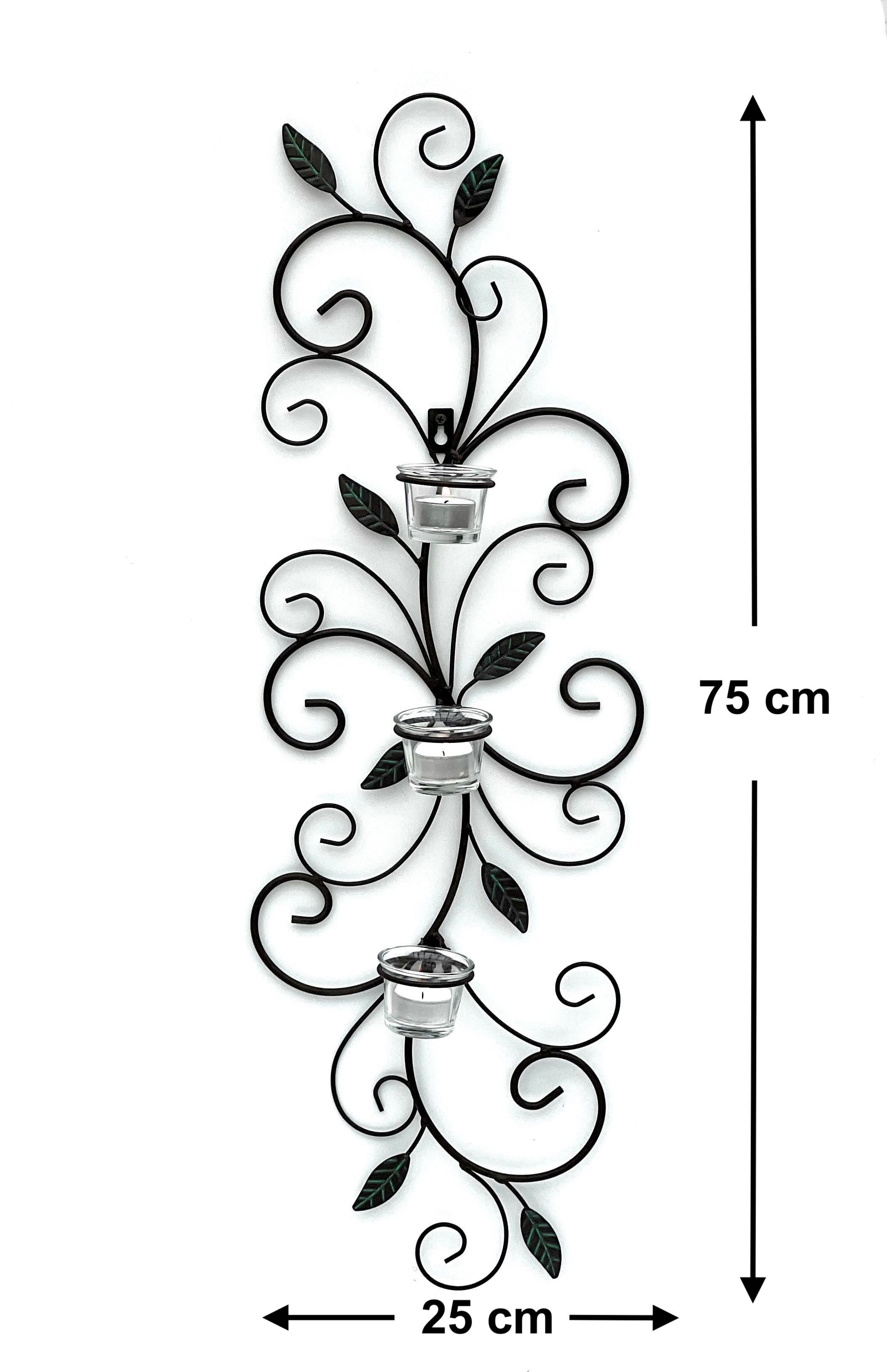 DanDiBo Teelichthalter Metall Wand 131001 Wandteelichthalter günstig online kaufen