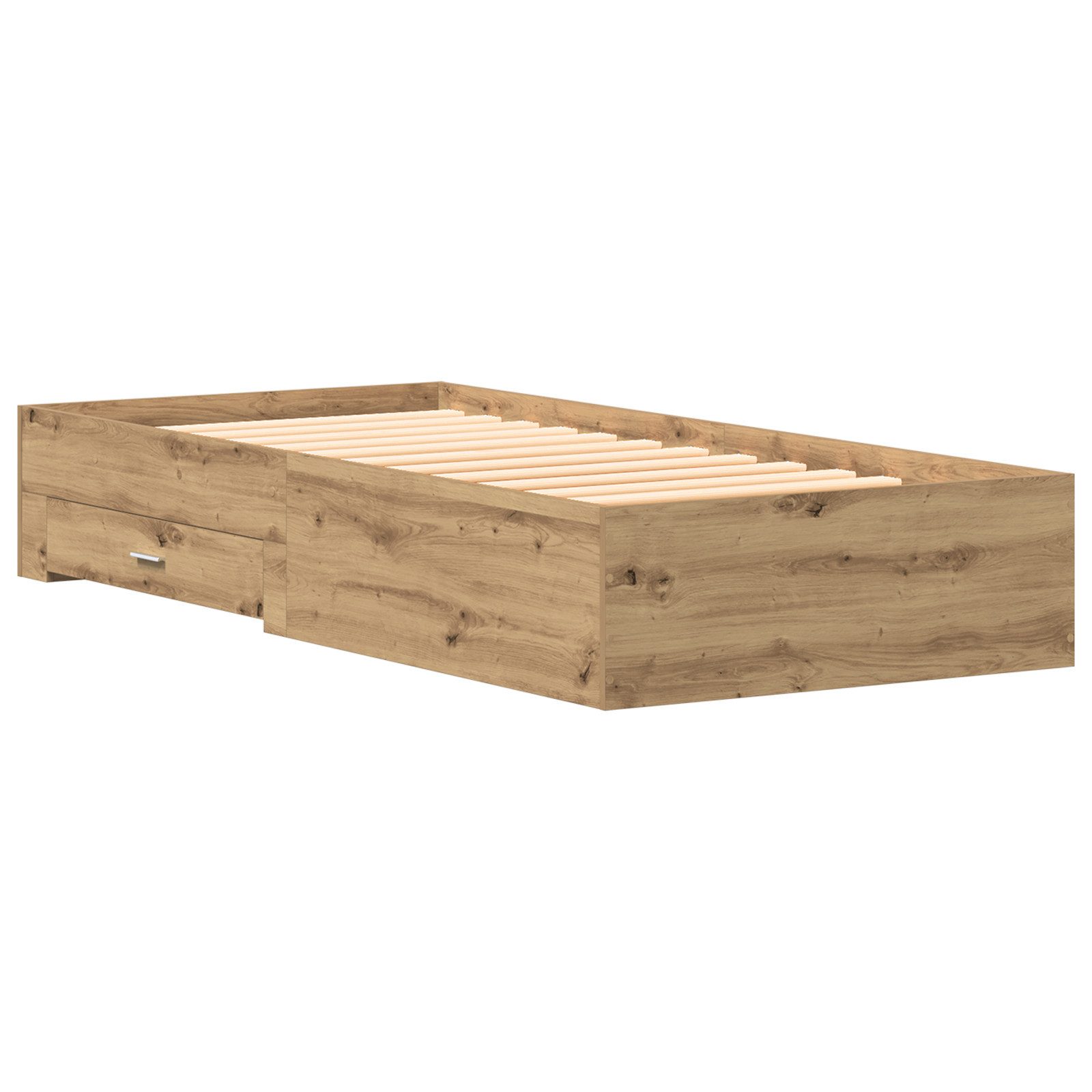 vidaXL Bett Bettgestell Artisan Eiche 90x200 günstig online kaufen