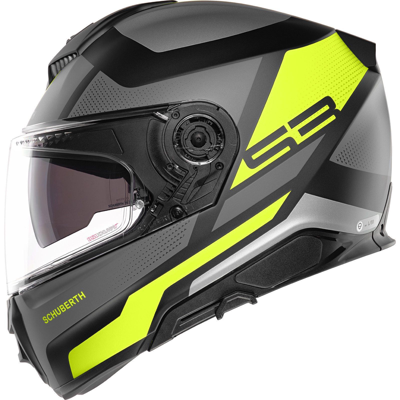 Schuberth Motorradhelm Schuberth S3 Integralhelm Daytona Yellow (1er Set)