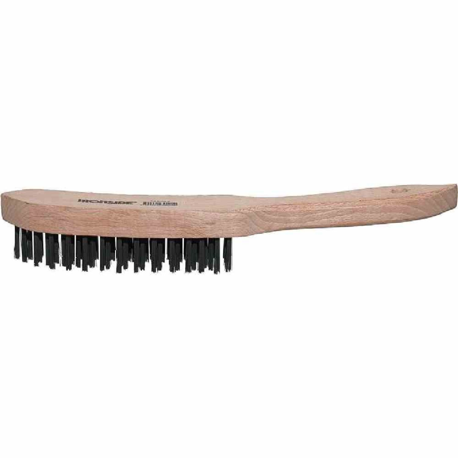 IRONSIDE Drahtbürste Stahl-Drahtbürste 4rhg 0,35mm Draht
