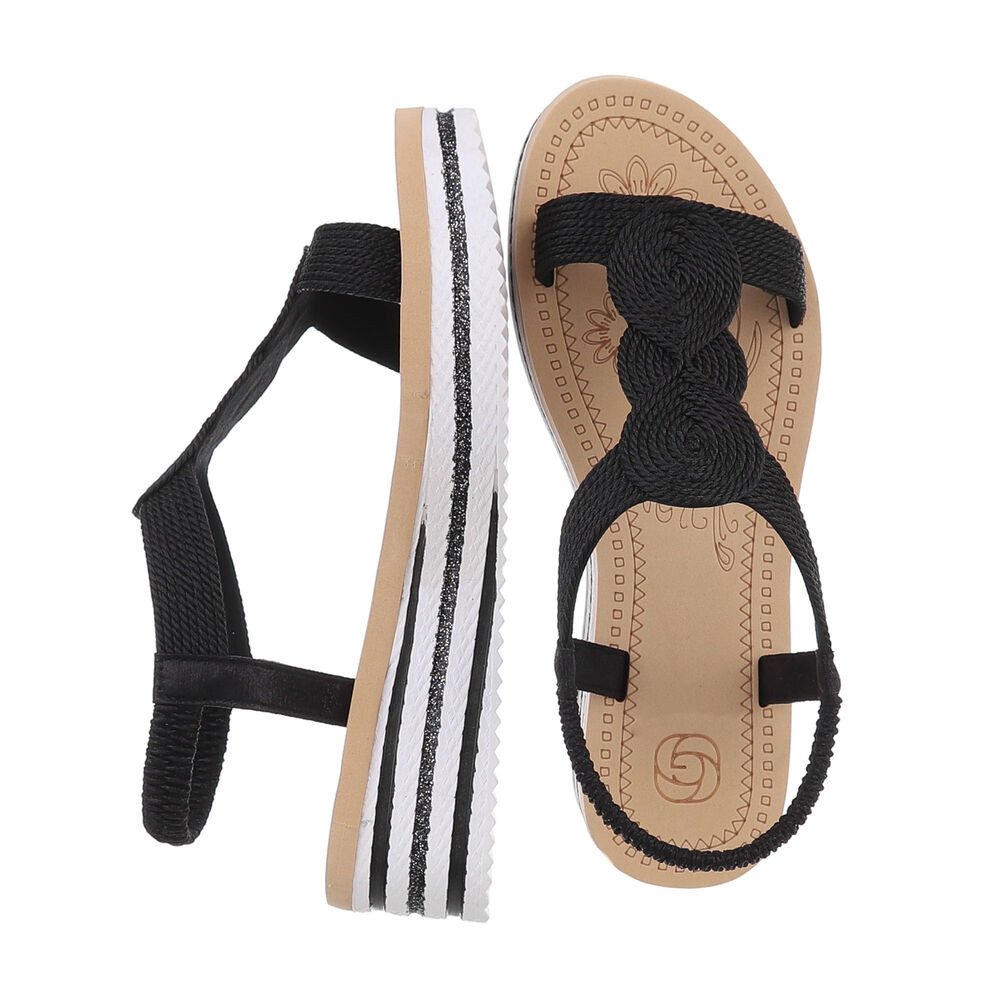 Ital-Design Damen Freizeit Plateausandaletten (86526968) Keilabsatz/Wedge K günstig online kaufen
