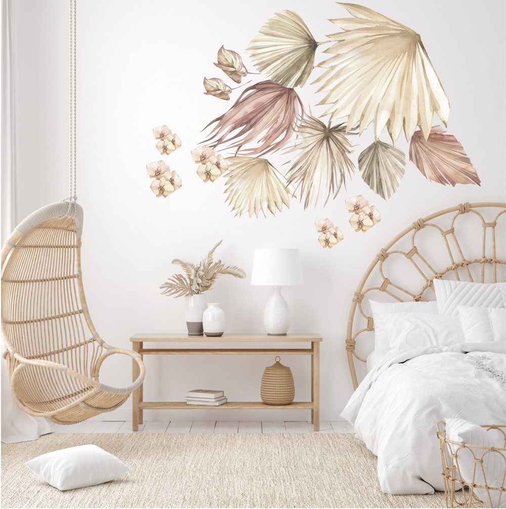 Olli&Elli.design Wandtattoo Boho Blätter für Kinderzimmer, günstig online kaufen
