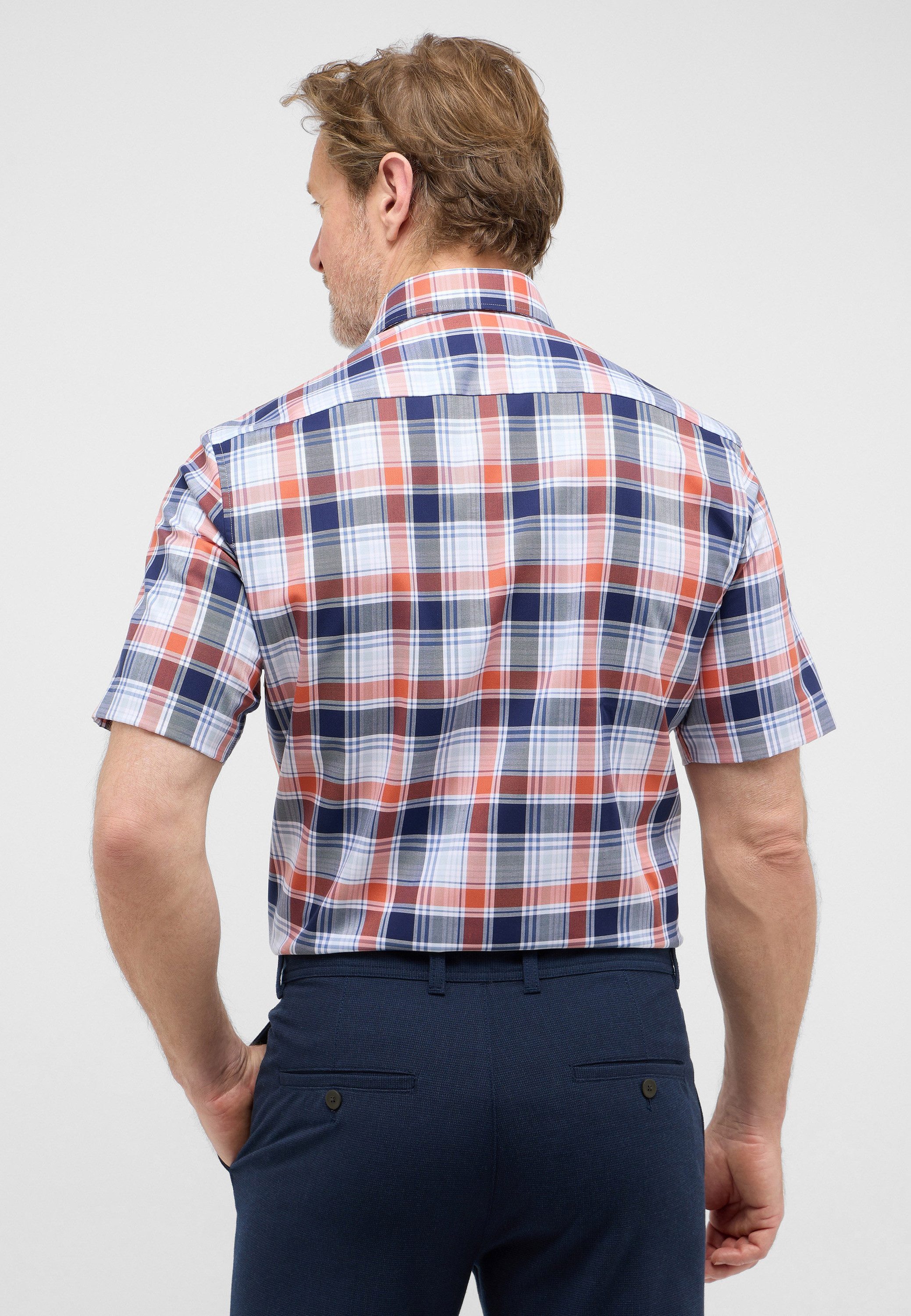 Eterna Kurzarmhemd MODERN FIT NON IRON (bügelfrei) günstig online kaufen
