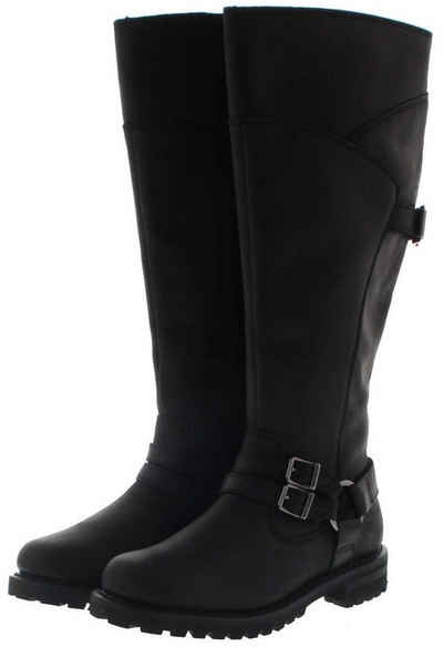 HARLEY-DAVIDSON D84325 Damen Engineerstiefel Schwarz Bikerboots