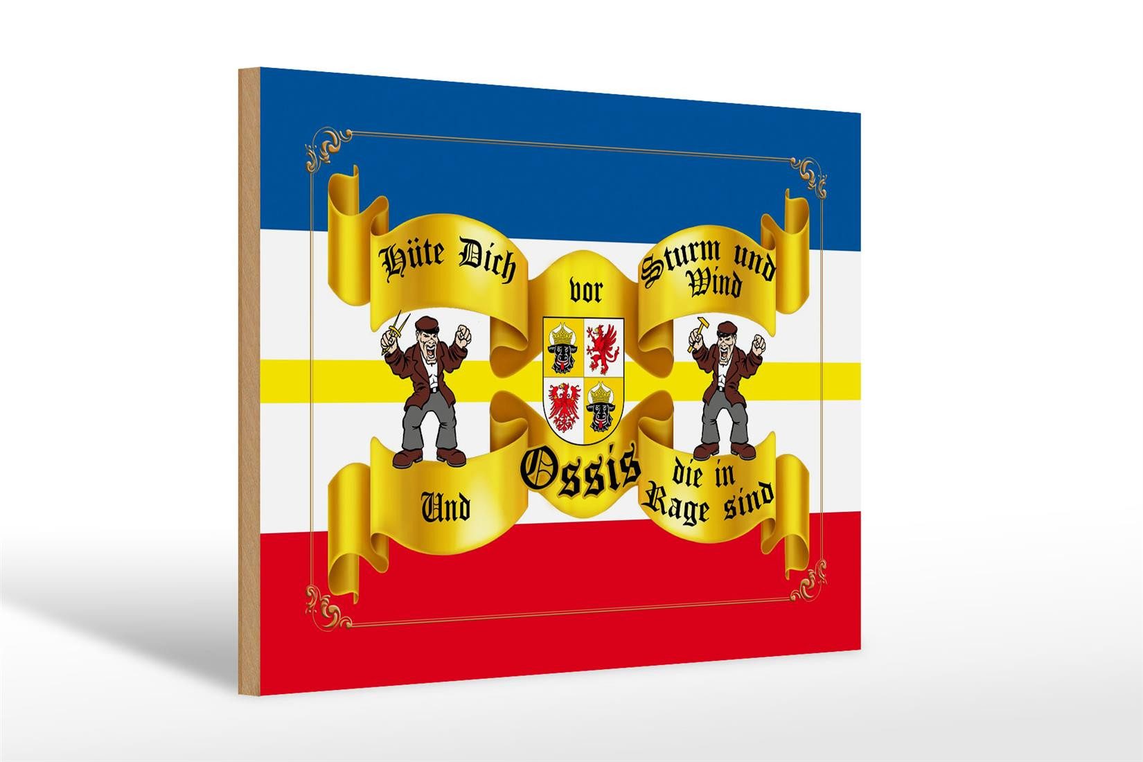 Femer GmbH Holzbild Spruch 30x20cm hüte günstig online kaufen