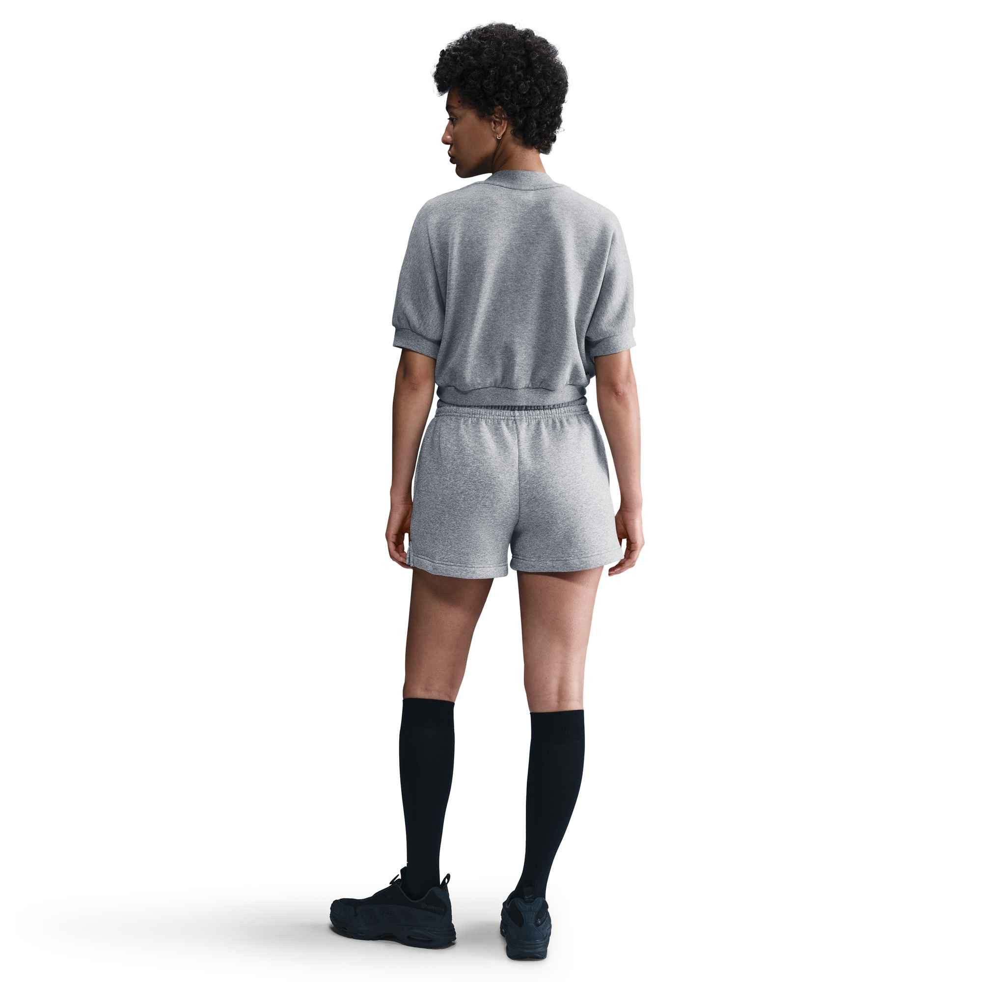 Nike Sportswear Shorts W NSW PHNX FLC MR STD 4IN SHRT aus weichem Fleece, mit Kordelverschluss, auch in großen Größen