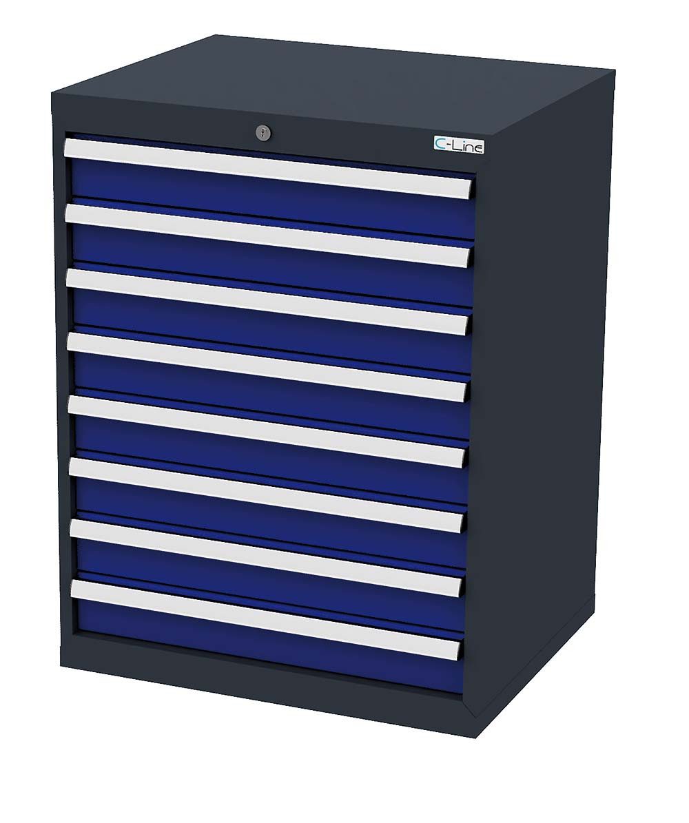 Simplaflex Werkzeugschrank Simplaflex Schubladenschrank, 8 Schubladen, BxTxH 700x575x920 mm