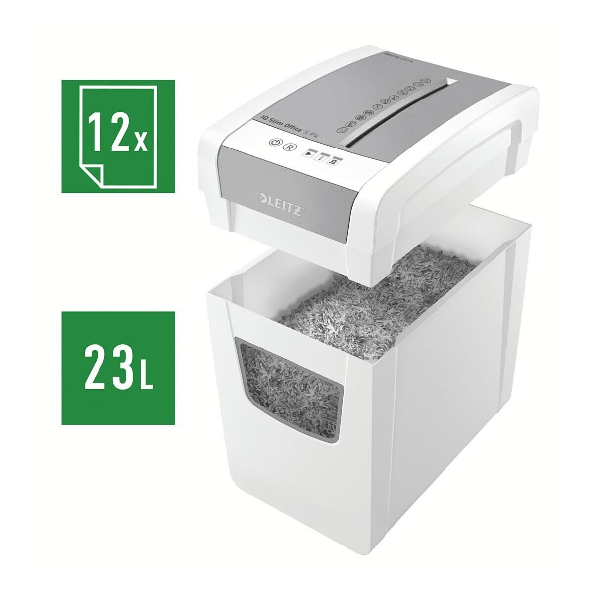 Aktenvernichter Slim Office S P4