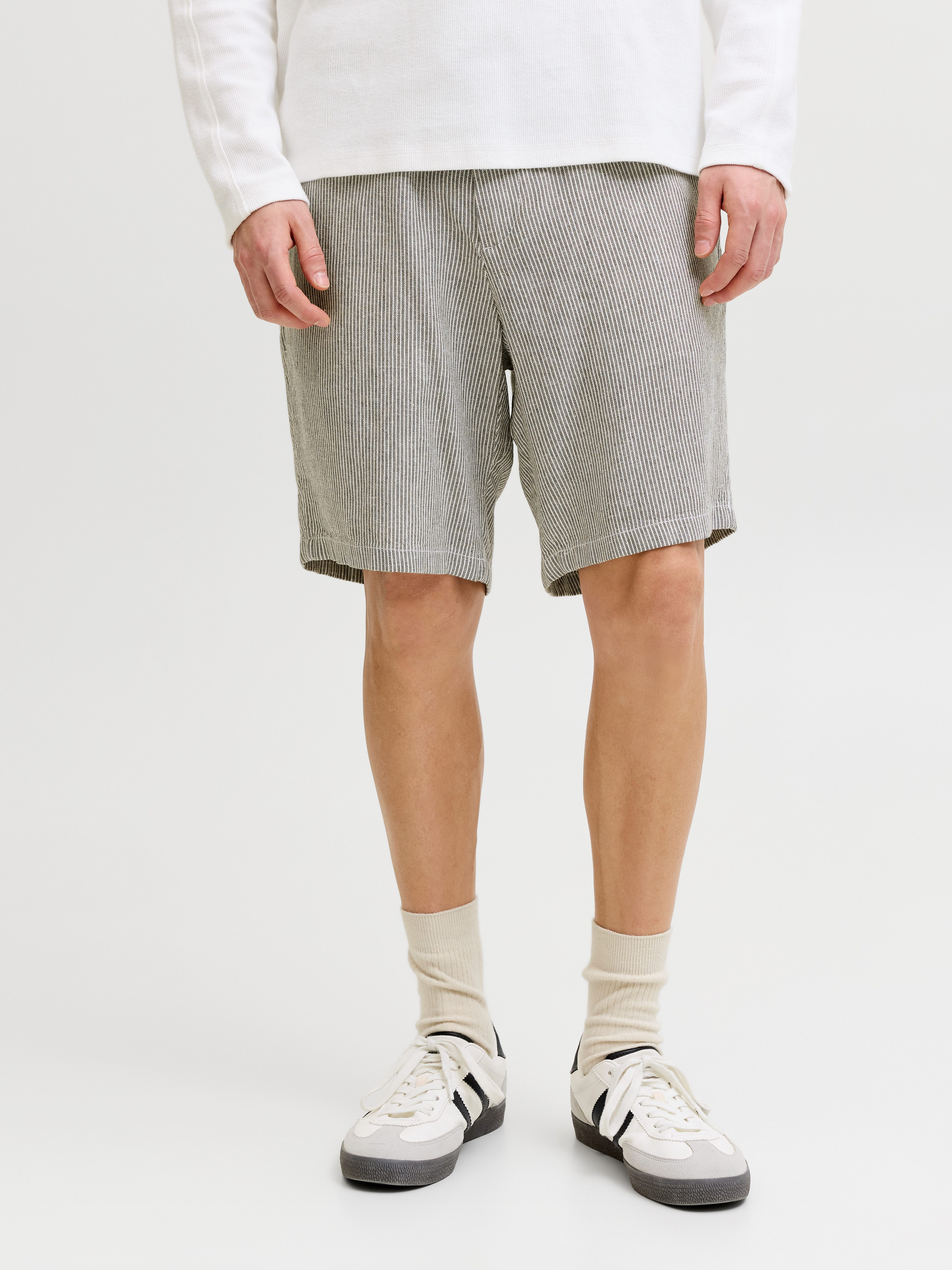 Jack & Jones Chinoshorts JPSTACE MYKONOS LINEN BLEND SHORTS SRT