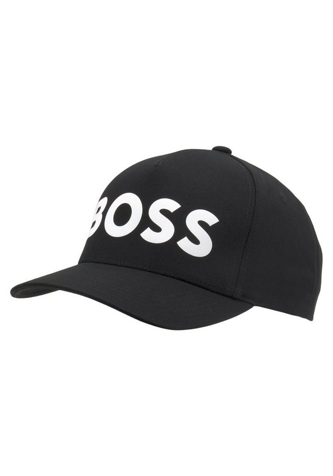 BOSS Baseball Cap Sevile-BOSS-5 mit Logodruck, Rundet jedes Outfit ideal ab