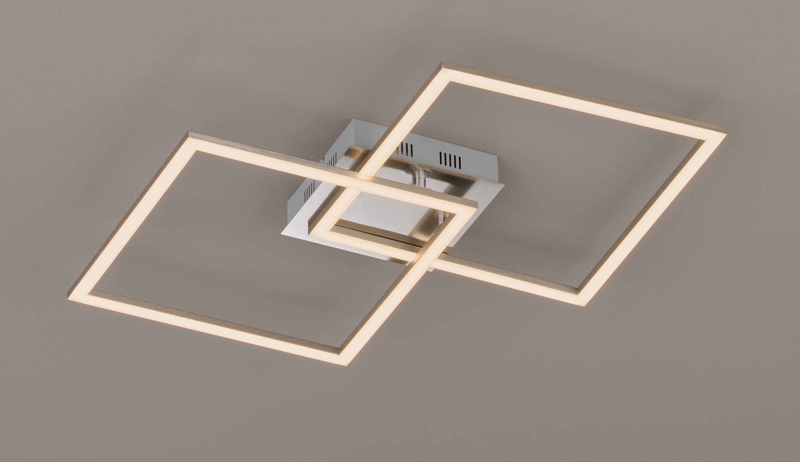 Deckenleuchte EGLO Fernbedienung, Nachtlicht, dimmbar, LED Deckenlampe Lampe mit integriert, Palmaves, Weiß, LED fest