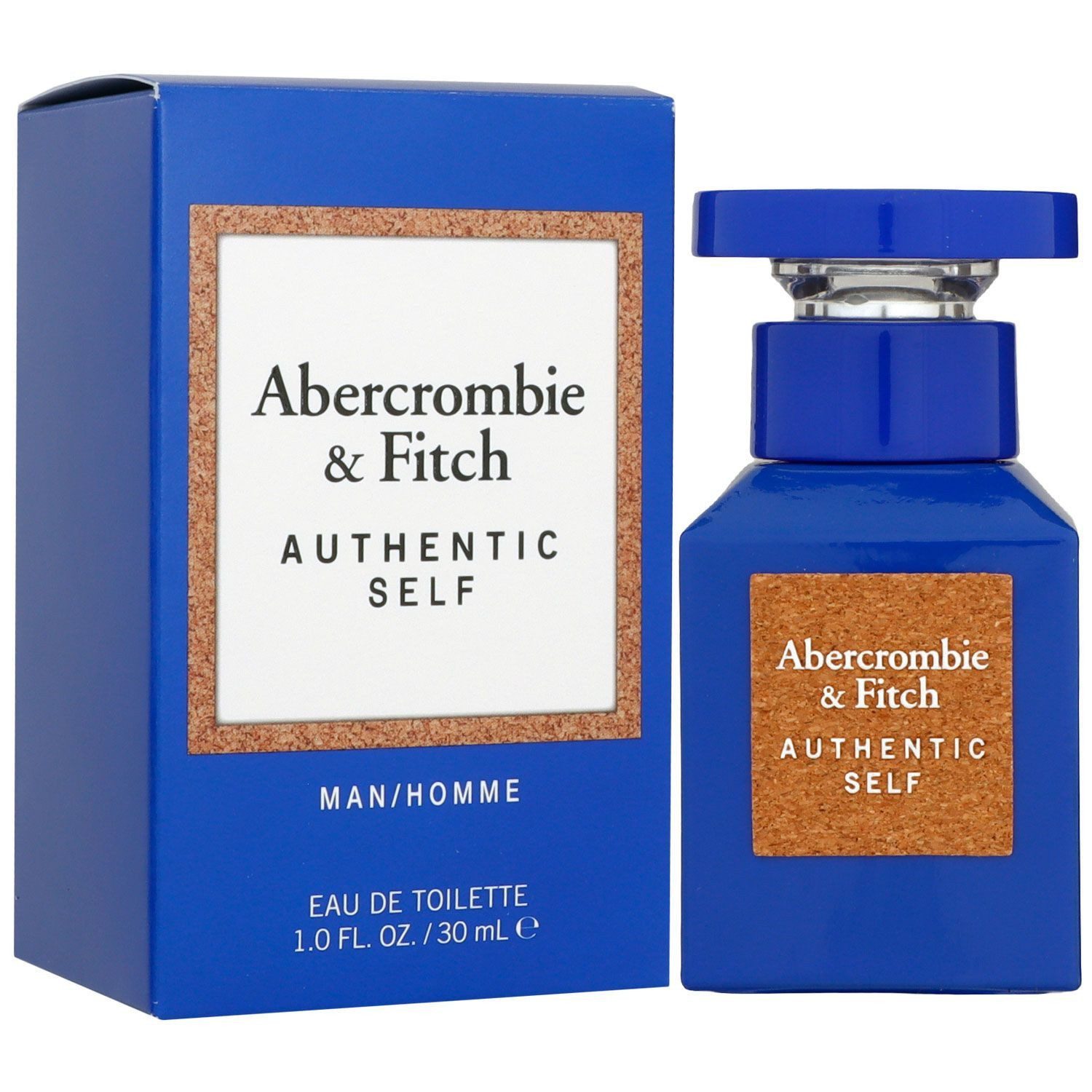 Abercrombie & Fitch Eau de Toilette Authentic Self, Glasflakon, Parfüm EDT, Herrenduft