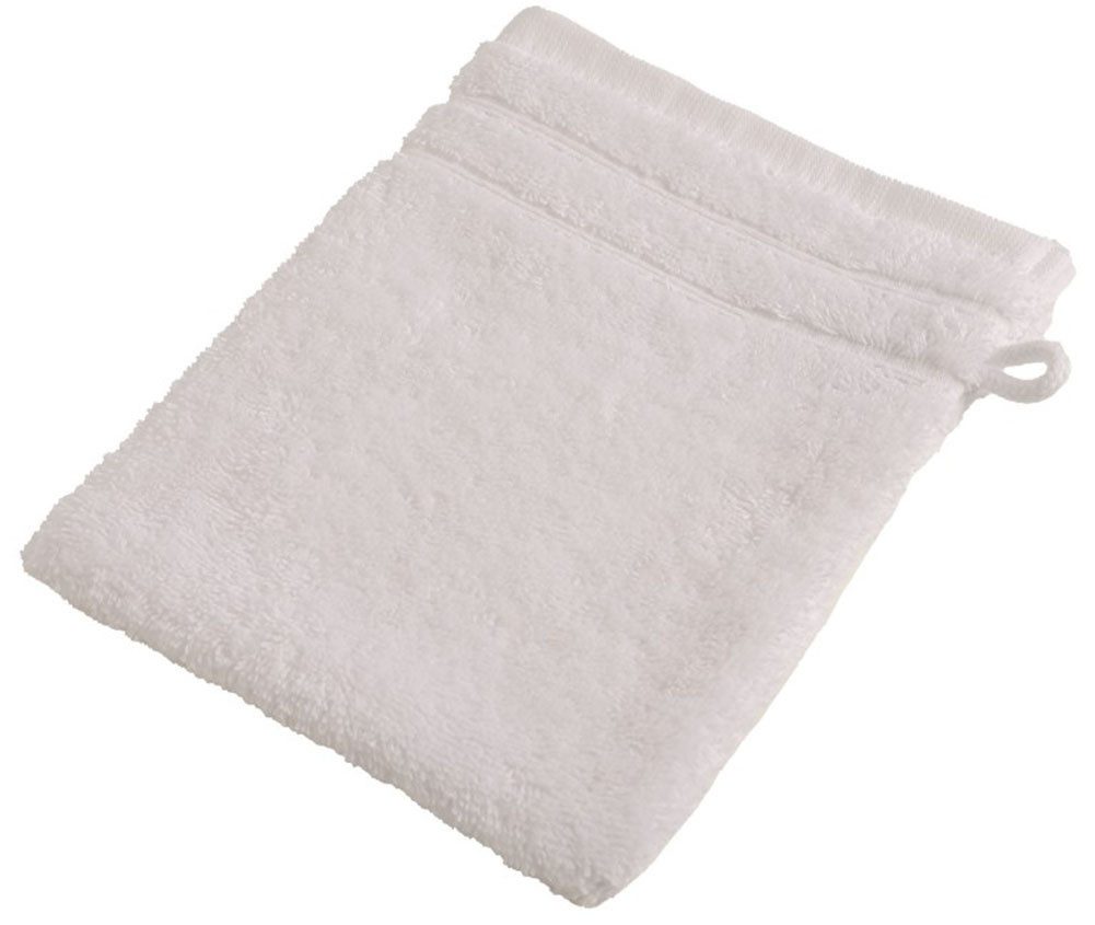 Wewo fashion Waschhandschuh 9518W, (Packung, 6-St), saugstark