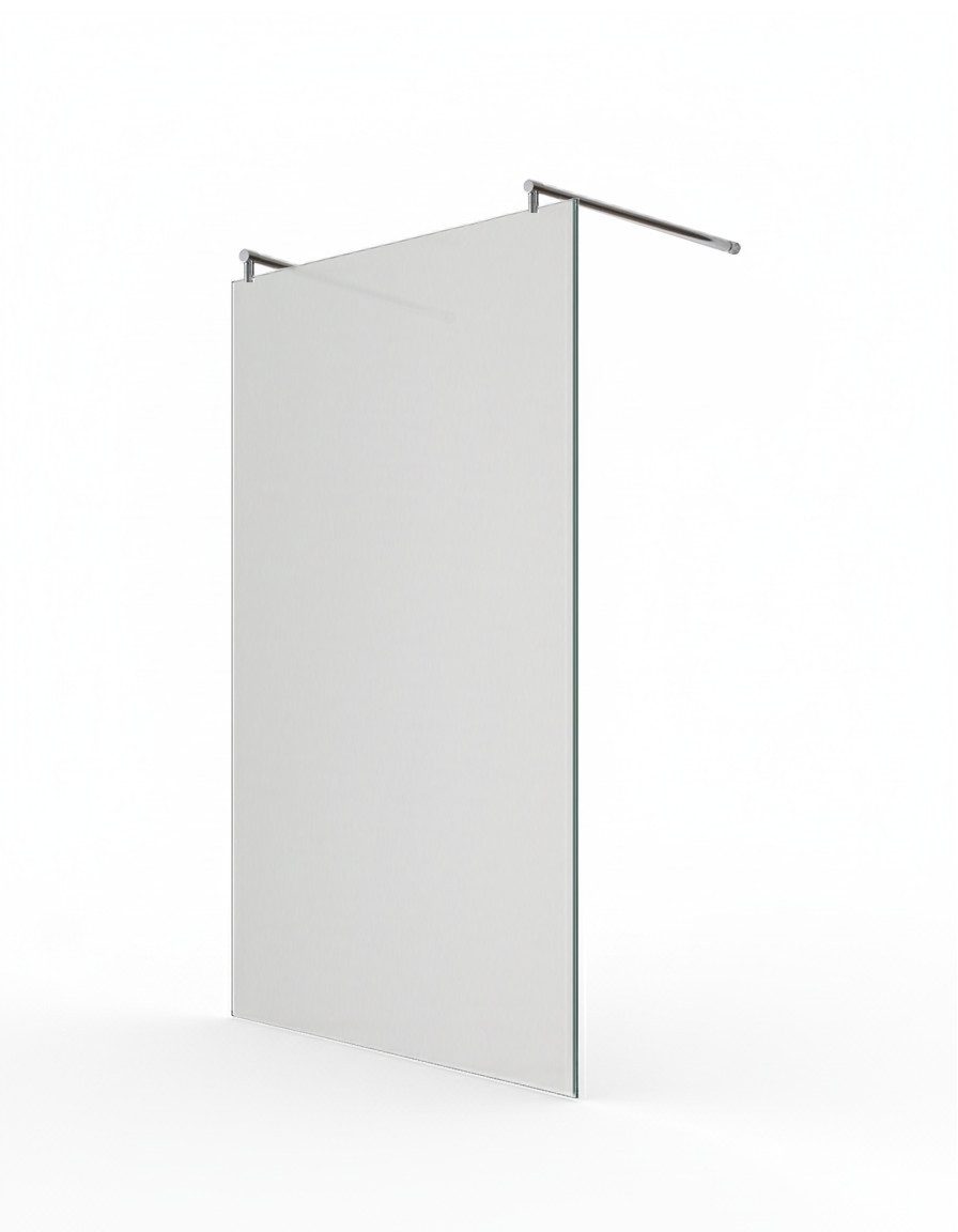 Glaszentrum Hagen Walk-in-Dusche Glaszentrum Hagen LoLa 108x200 cm Walk in Duschwand Satin, ESG Glas