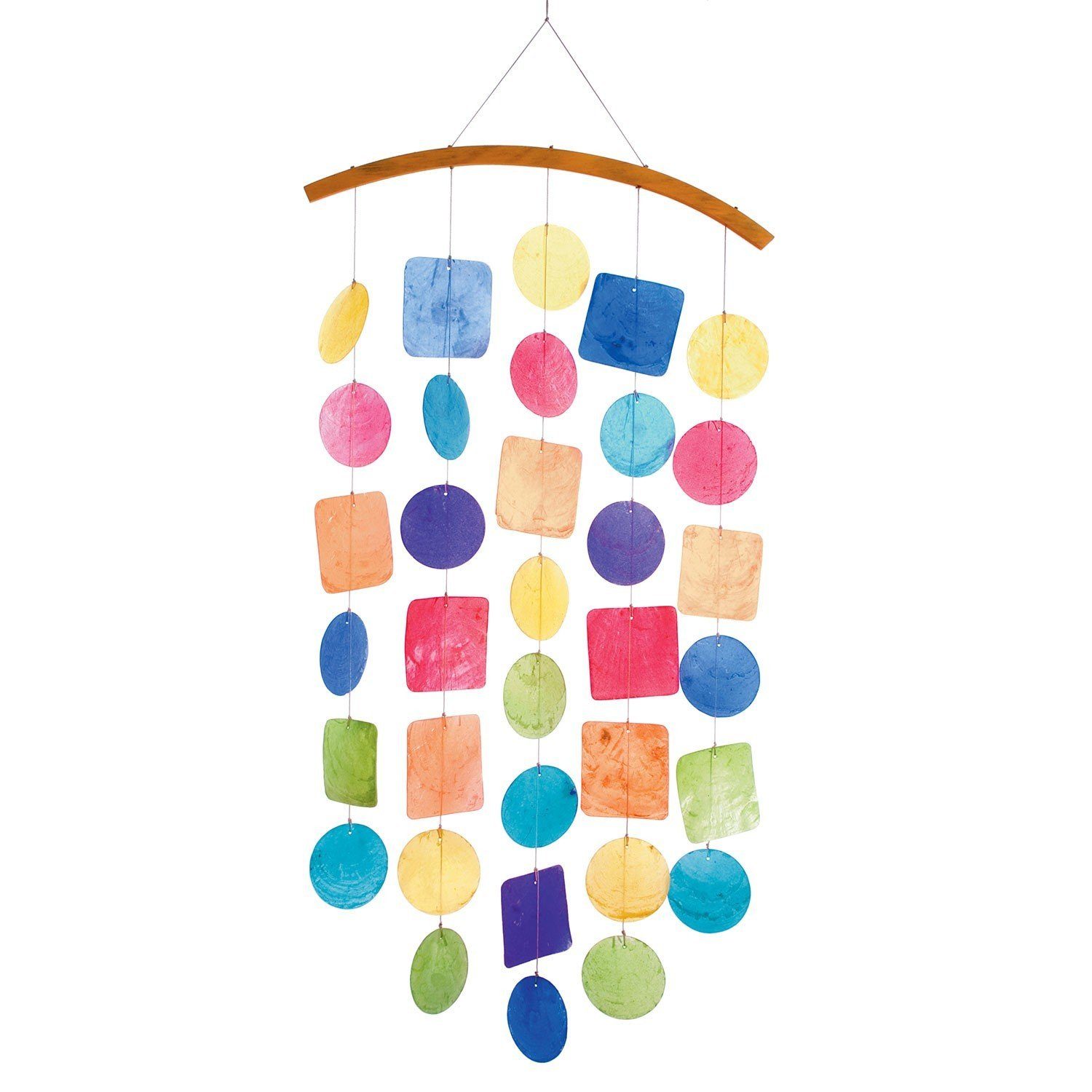 mitienda Fensterdekoration Fensterdeko Muschelwindspiel Regenbogen günstig online kaufen
