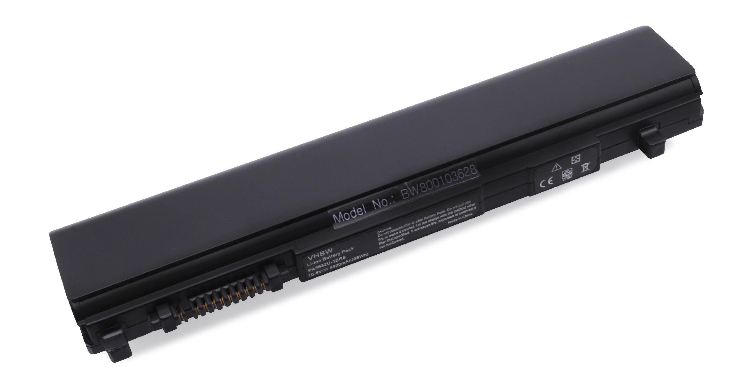 mAh Tecra R830-K10B, für vhbw Toshiba Laptop-Akku R840, passend R830-K05B, 4400 R840-002,