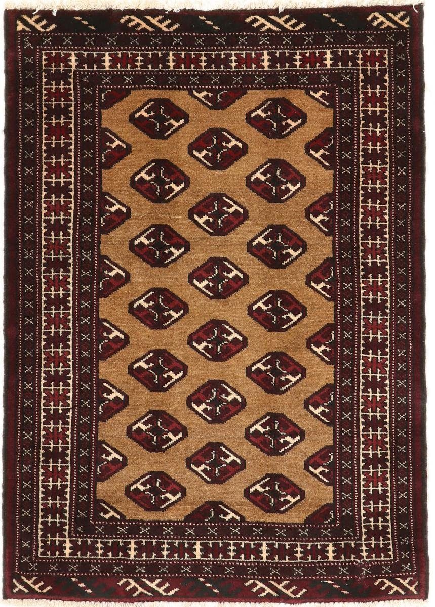 Orientteppich Turkaman 75x107 Handgeknüpfter Orientteppich / Perserteppich, Nain Trading, rechteckig, Höhe: 6 mm