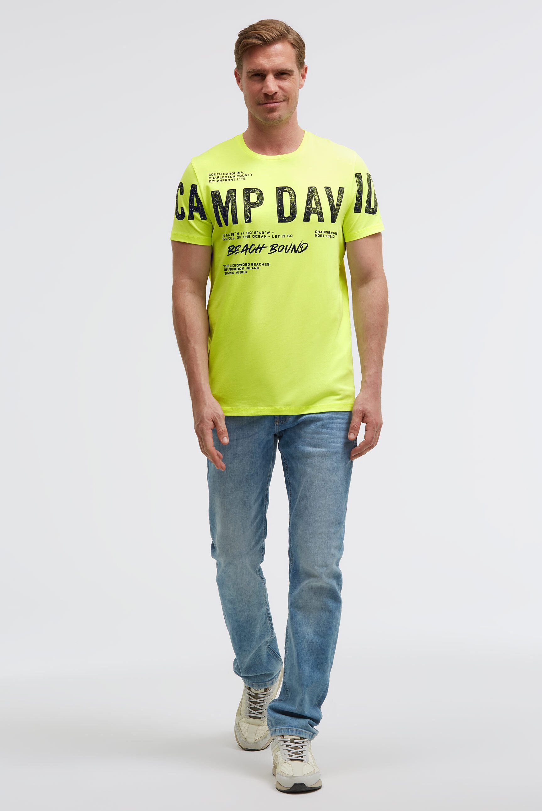 CAMP DAVID Rundhalsshirt mit Baumwolle