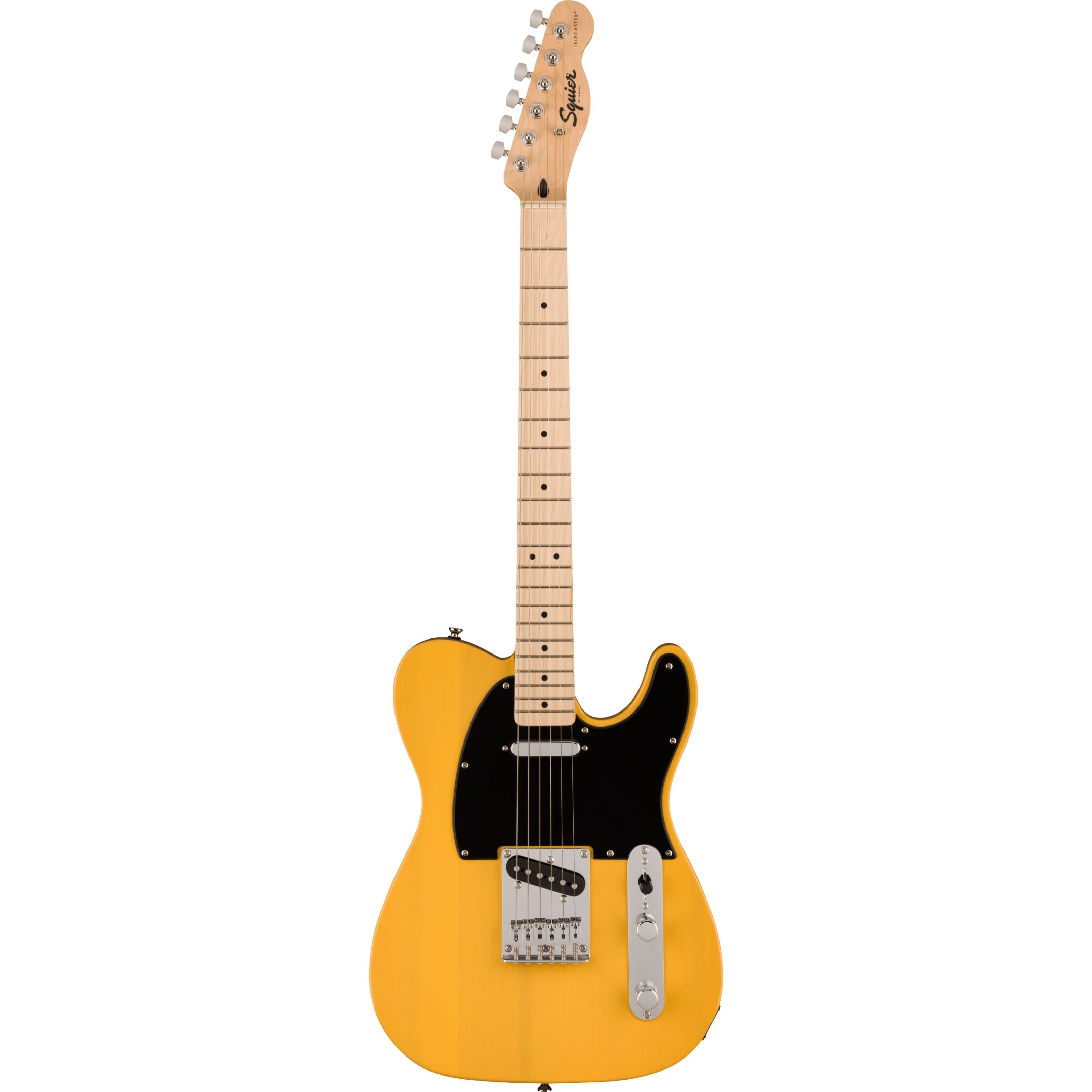 Squier E-Gitarre, E-Gitarren, T-Modelle, Sonic Telecaster MN Butterscotch Blonde - E-Gitarre
