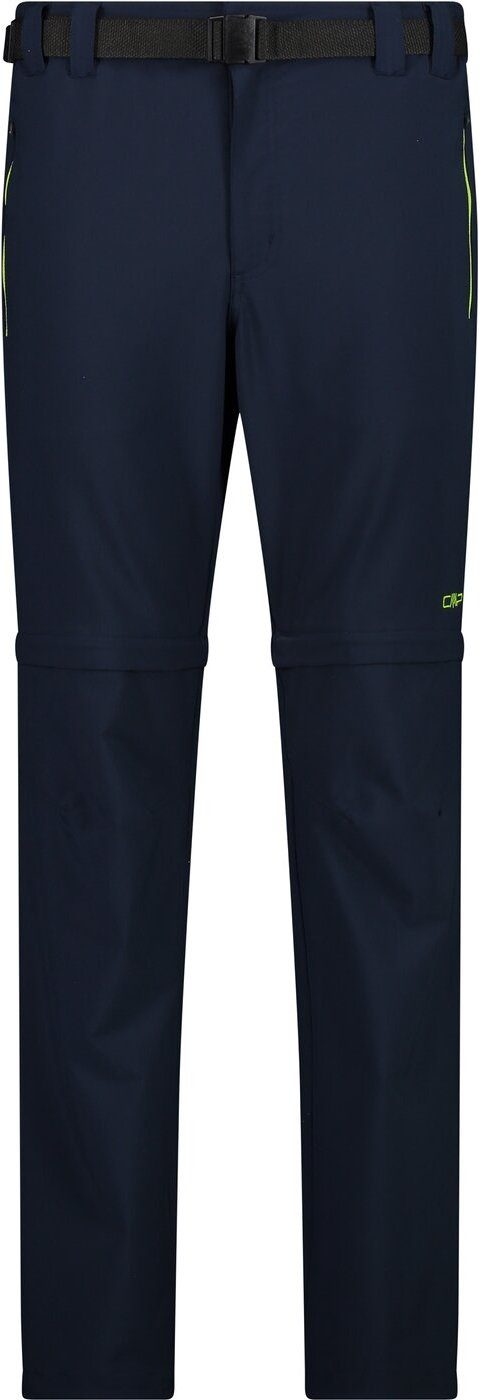 CMP Outdoorhose MAN ZIP OFF PANT B.BLUE-LIMEGREEN