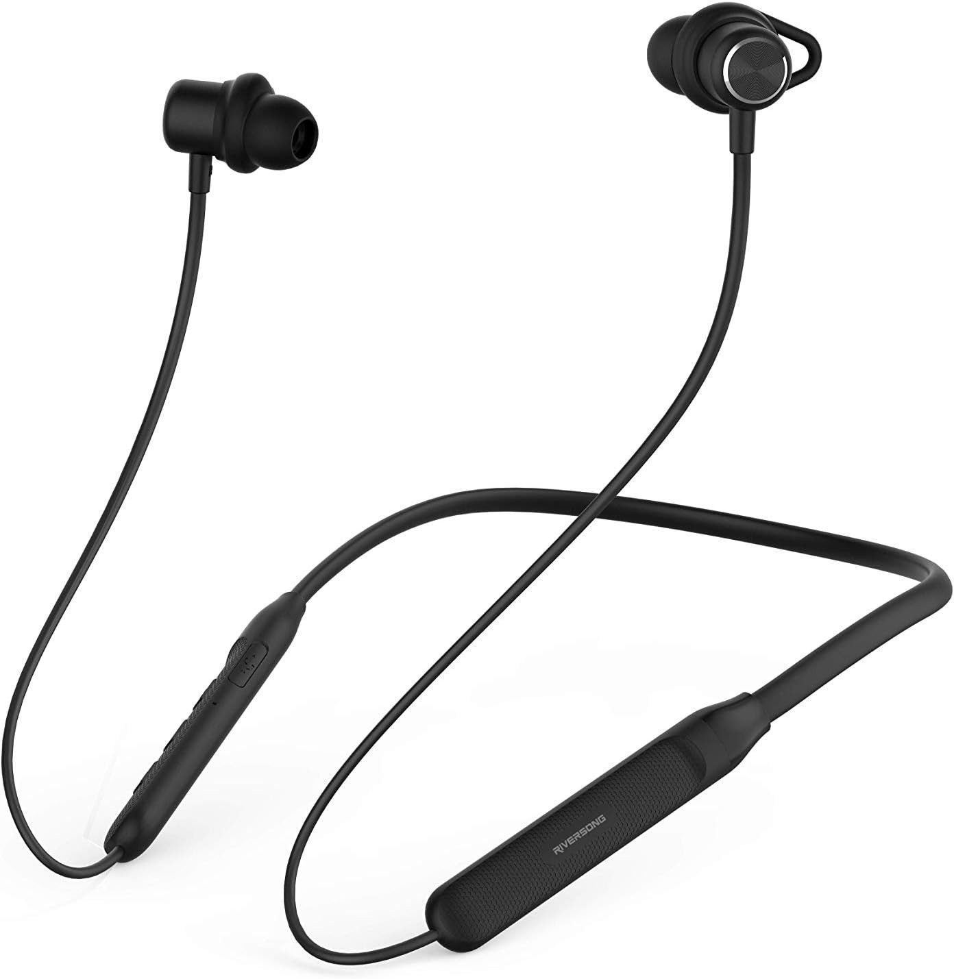 RIVERSONG Riversong EA106 Earphones Kopfhörer (Black) Bluetooth-Kopfhörer