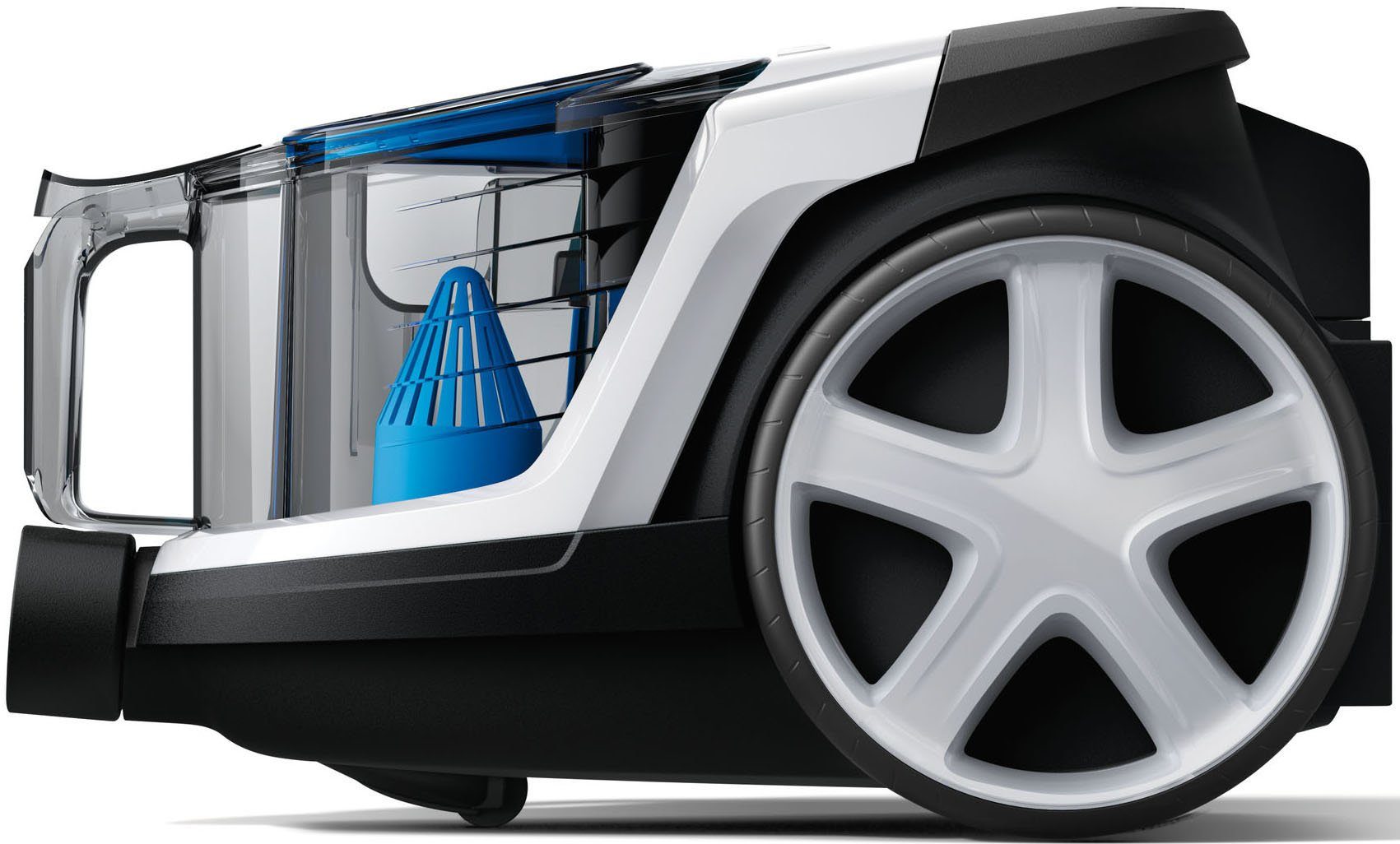 Philips Bodenstaubsauger FC9332/09, 900 W, beutellos, mit 1,5 l Fassungsvermögen und Tri-Active-Düse