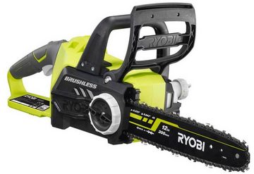 Ryobi Akku-Kettensäge ONE+ 18 V, OCS1830, Akku-Kettensäge, 30 cm, ohne Akku und Ladegerät, Bürstenloser Motor, Zweithandgriff, Kettenbremse, Kettenschmierung