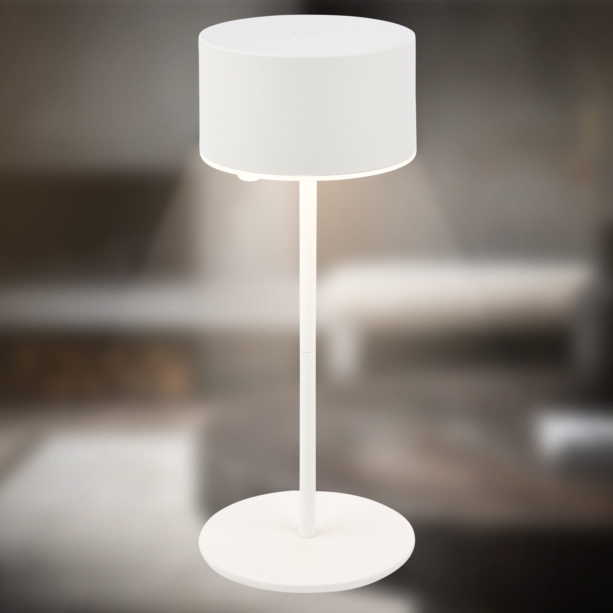 Briloner Leuchten LED Tischleuchte KIRA, LED wechselbar, Warmweiß, 8x19 cm, Akku tauschbar, Indoor/Outdoor, Wohnzimmer, Flur, Balkon – Bild 2 von 5