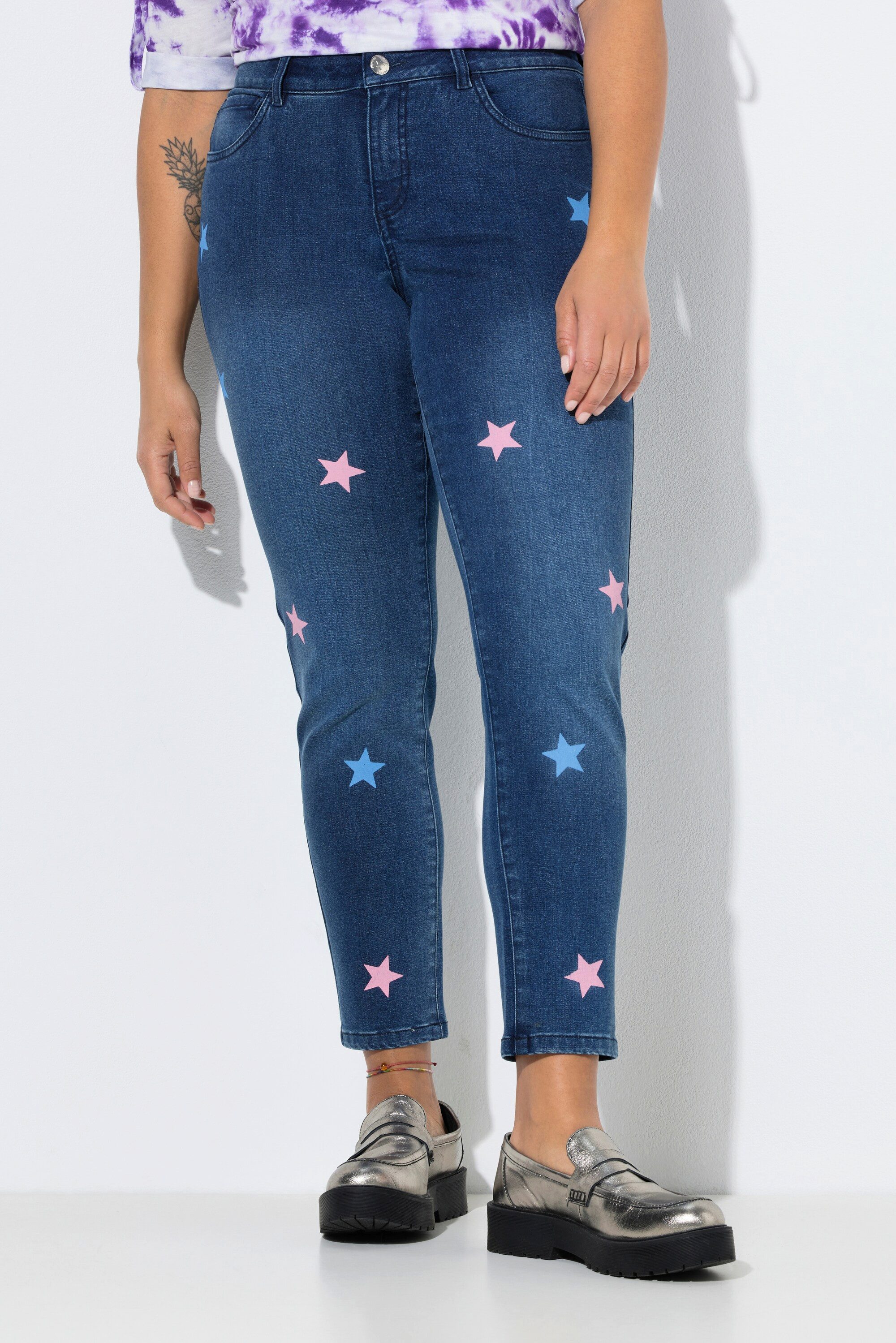 Angel of Style Regular-fit-Jeans Jeans Emma Slim Fit 5-Pocket Sterne
