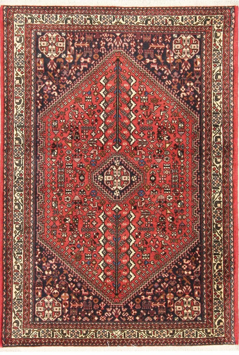 Orientteppich Abadeh 106x151 Handgeknüpfter Orientteppich / Perserteppich, Nain Trading, rechteckig, Höhe: 8 mm