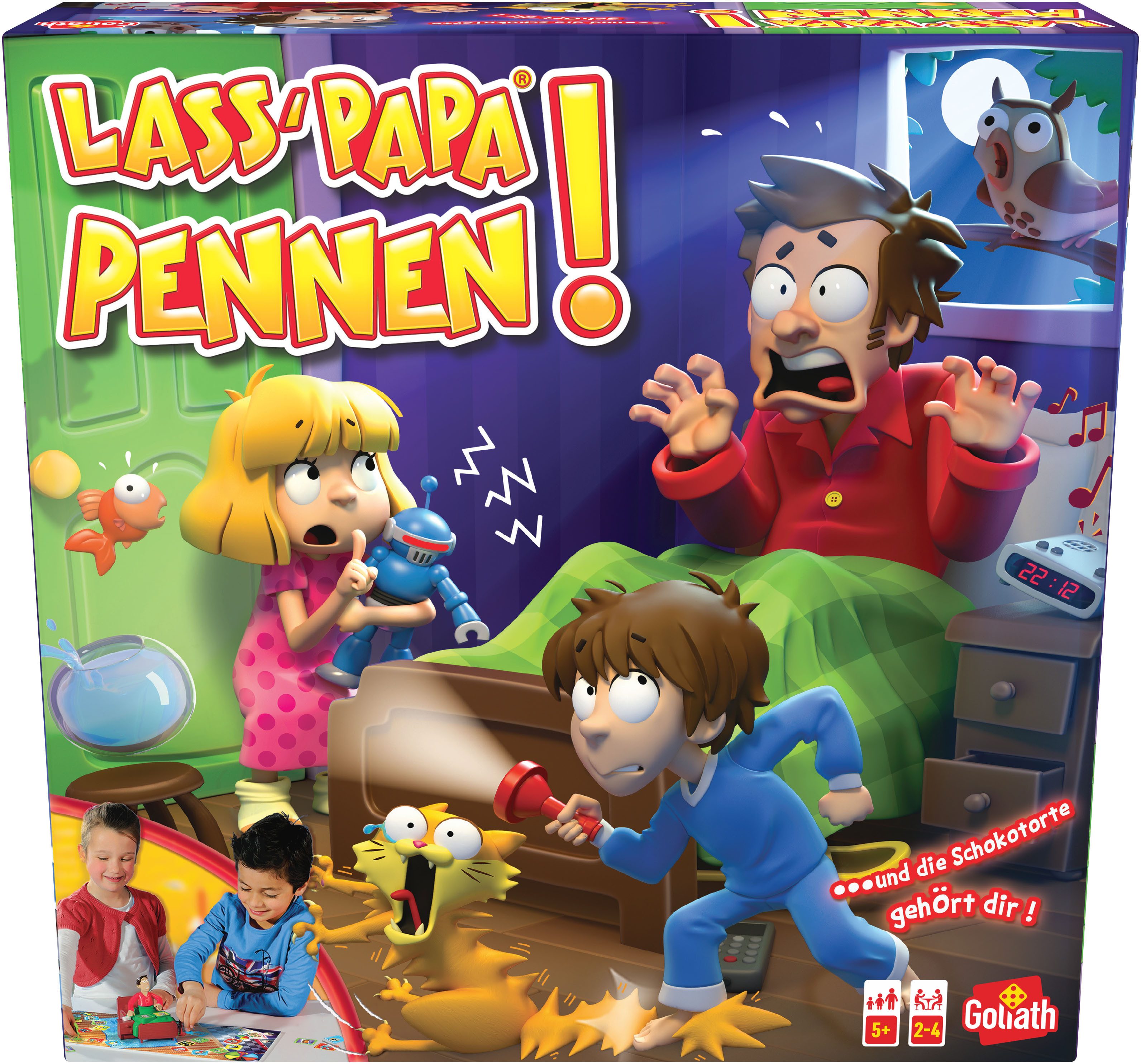 Goliath® Spiel Lass Papa pennen, Aktionsspiel